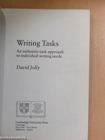 Writing Tasks