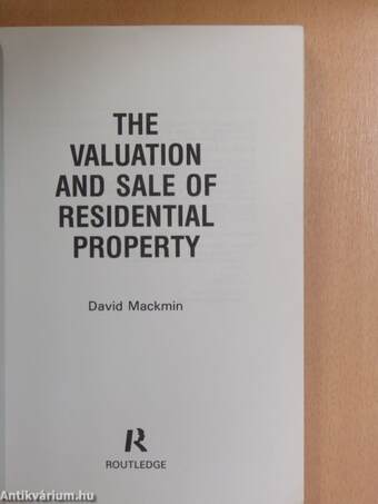 The Valuation and Sale of Residential Property