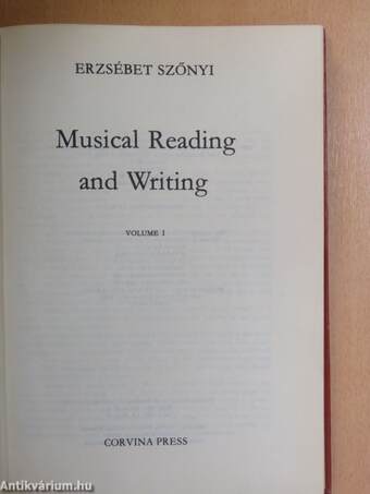 Musical Reading and Writing 1.