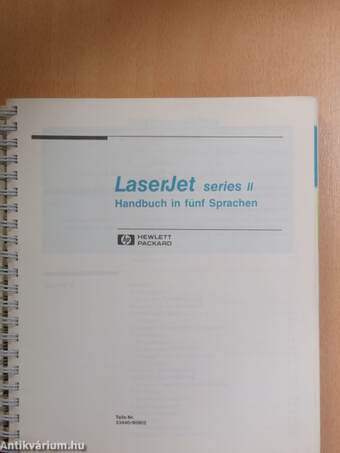 LaserJet series II.