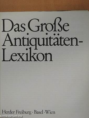 Das Große Antiquitäten-Lexikon