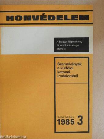 Honvédelem 1985/3