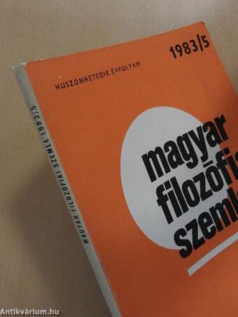 Magyar Filozófiai Szemle 1983/5.