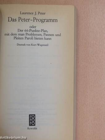 Das Peter-Programm