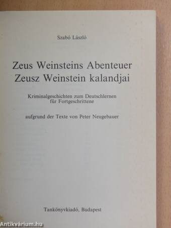 Zeus Weinsteins Abenteuer