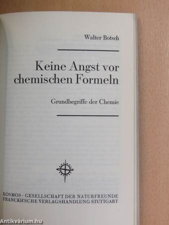 Keine Angst vor chemischen Formeln