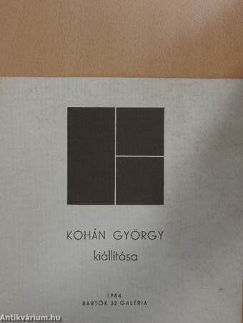 Kohán György kiállítása