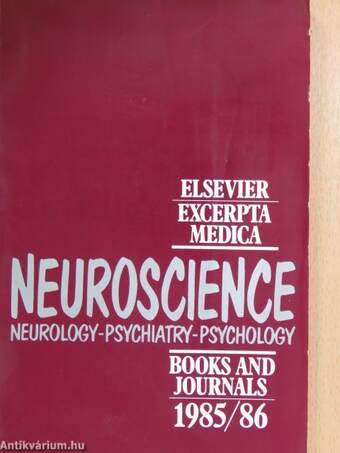 Neuroscience Neurology-Psychiatry-Psychology Books and Journals 1985/86