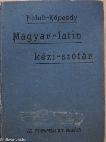 Magyar-latin kézi-szótár