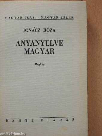 Anyanyelve magyar