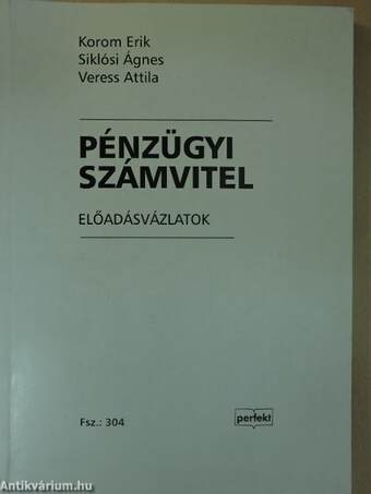 Pénzügyi számvitel