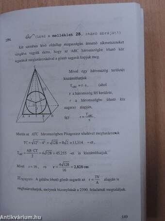 Az "Összefoglaló feladatgyűjtemény matematikából" című könyv feladatainak részletes kidolgozása XV. fejezet