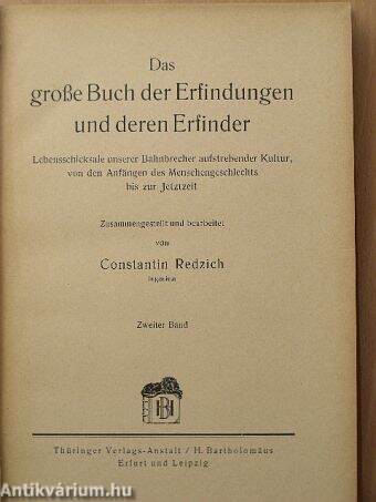 Das große Buch der Erfindungen und deren Erfinder II.