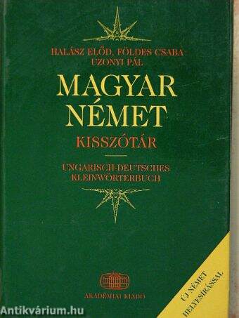 Magyar-német kisszótár