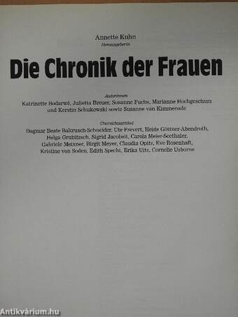 Die Chronik der Frauen