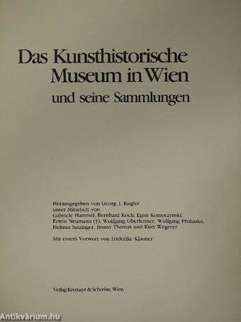 Das Kunsthistorische Museum in Wien und seine Sammlungen