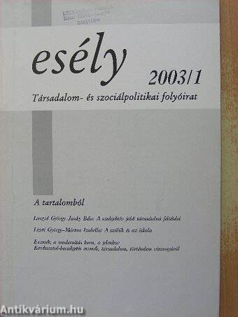 Esély 2003/1