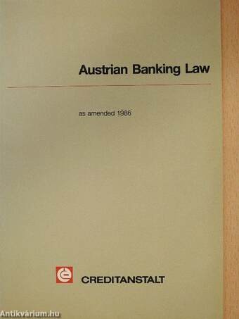 Austrian Banking Law