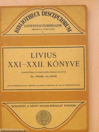 Livius XXI-XXII. könyve