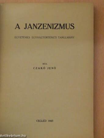 A janzenizmus