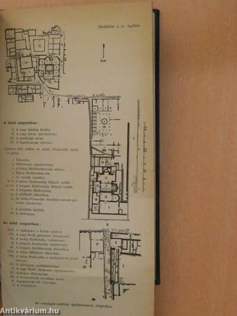 Aquincum és romjai/Az aquincumi ásatások és muzeum ismertetése (Mályusz Elemér könyvtárából)