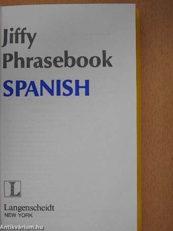 Jiffy Phrasebook Spanish