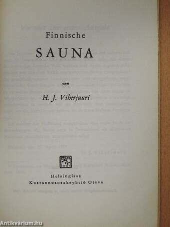 Finnische Sauna