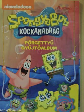 SpongyaBob Kockanadrág pörgettyű gyűjtőalbum