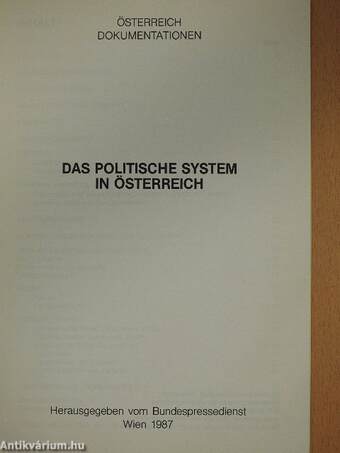 Das politische System in Österreich