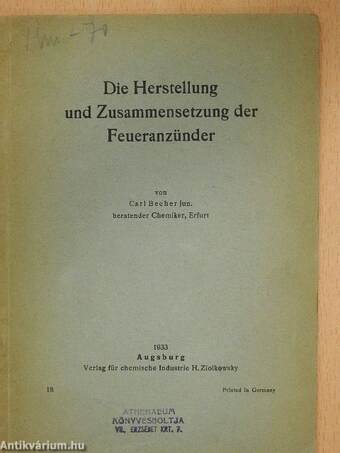 Die Herstellung und Zusammensetzung der Feueranzünder