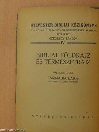 Sylvester bibliai kézikönyve IV. (töredék)