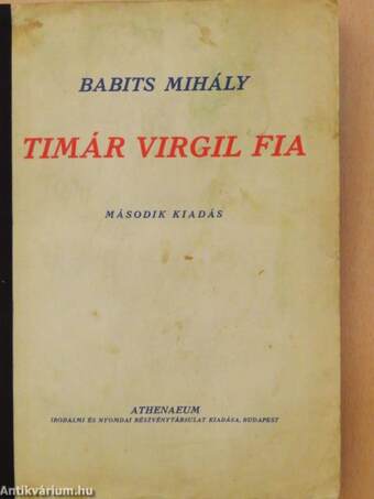 Timár Virgil fia