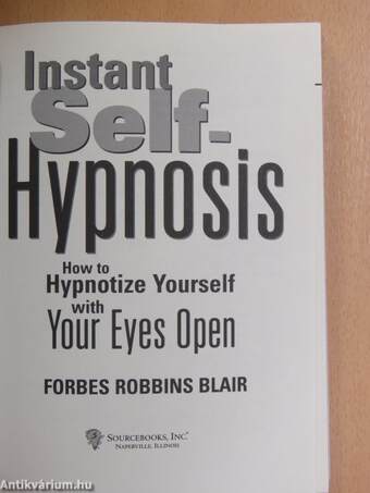 Instant Self-Hypnosis