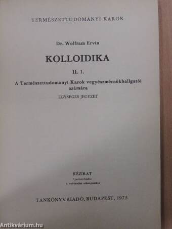 Kolloidika II/1.