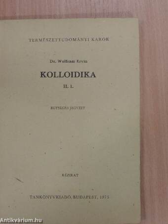 Kolloidika II/1.