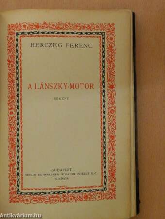 A Lánszky-motor/A költő és a halál