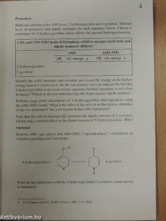 A Laboratory Book of Computational Organic Chemistry