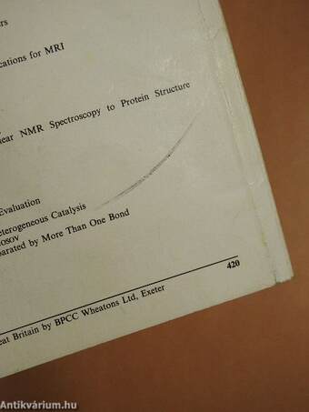 Progress in nuclear magnetic resonance spectroscopy Volume 24 Part 1