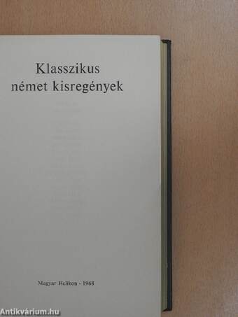 Klasszikus német kisregények