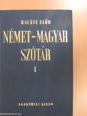 Német-magyar szótár I-II.