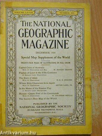 The National Geographic Magazine December 1935