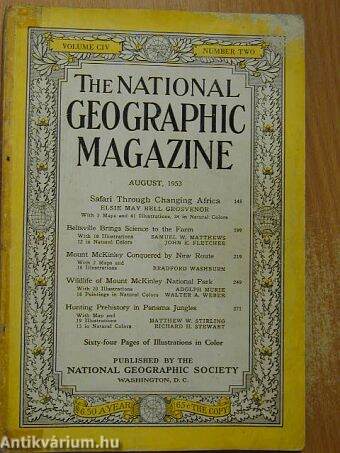 The National Geographic Magazine August 1953