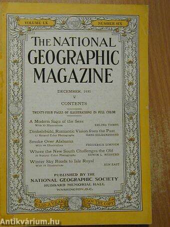 The National Geographic Magazine December 1931