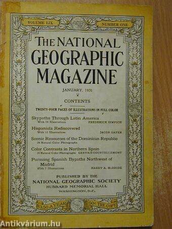 The National Geographic Magazine January 1931