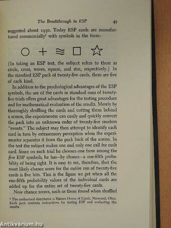 Parapsychology: An Insider's View of ESP (dedikált példány)