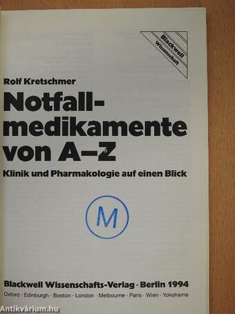 Notfallmedikamente von A-Z