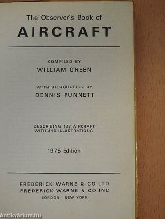 The observer's book of aircraft