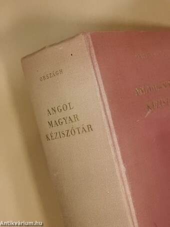 Angol-magyar kéziszótár