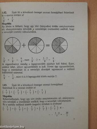 Magánórák algebrából 6/1.