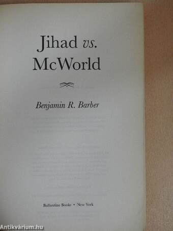 Jihad vs. McWorld